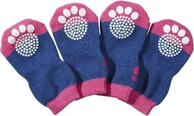 Pet Life Anti-Slip Rubberized Stretch Dog Socks