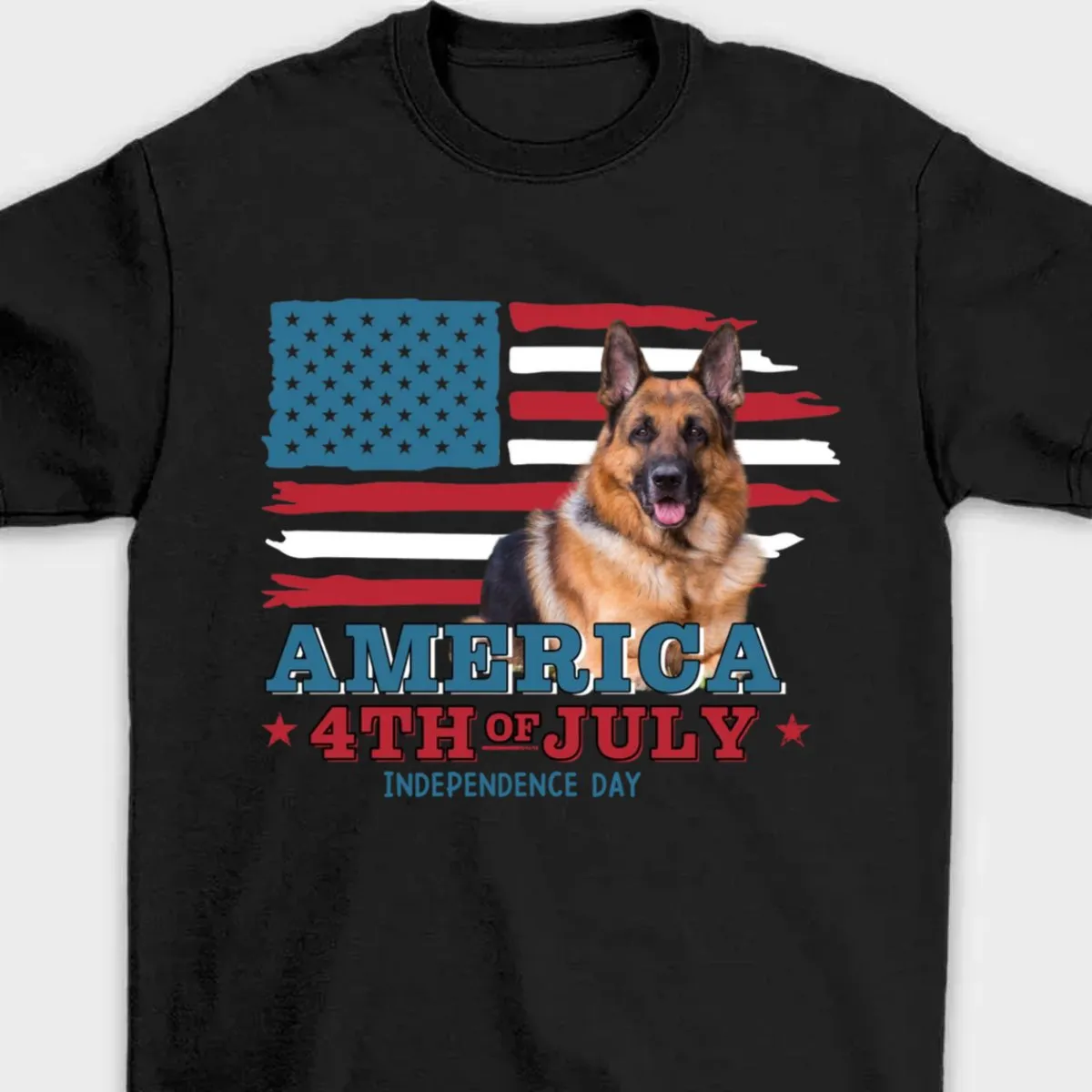 Pet Lovers - 4th Of July Custom Photo The Best Companionship Is With A Pet - Personalized Unisex T-shirt, Hoodie, Sweatshirt