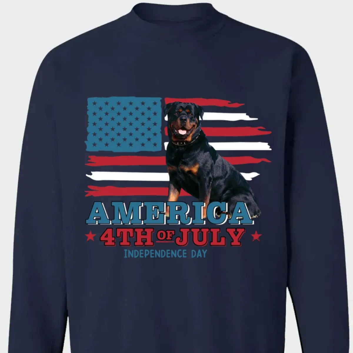 Pet Lovers - 4th Of July Custom Photo The Best Companionship Is With A Pet - Personalized Unisex T-shirt, Hoodie, Sweatshirt