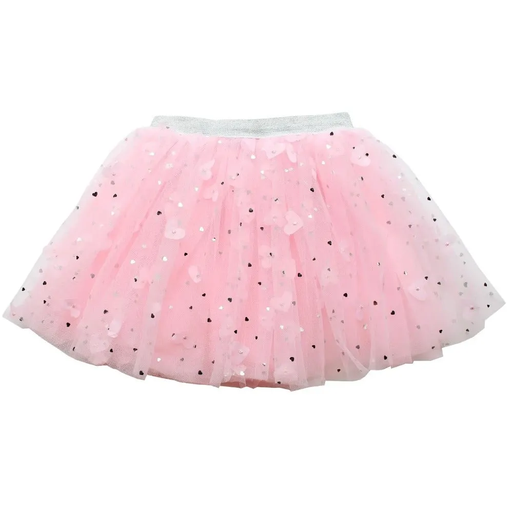 Pink Flutter Heart Tutu