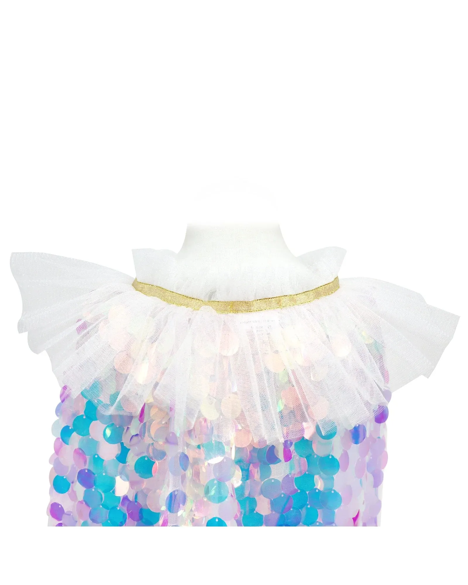 Pink Poppy Shimmering Mermaid Sequinned Party Cape