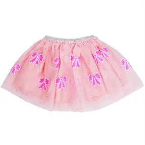 Pink Sequin Bow Tutu