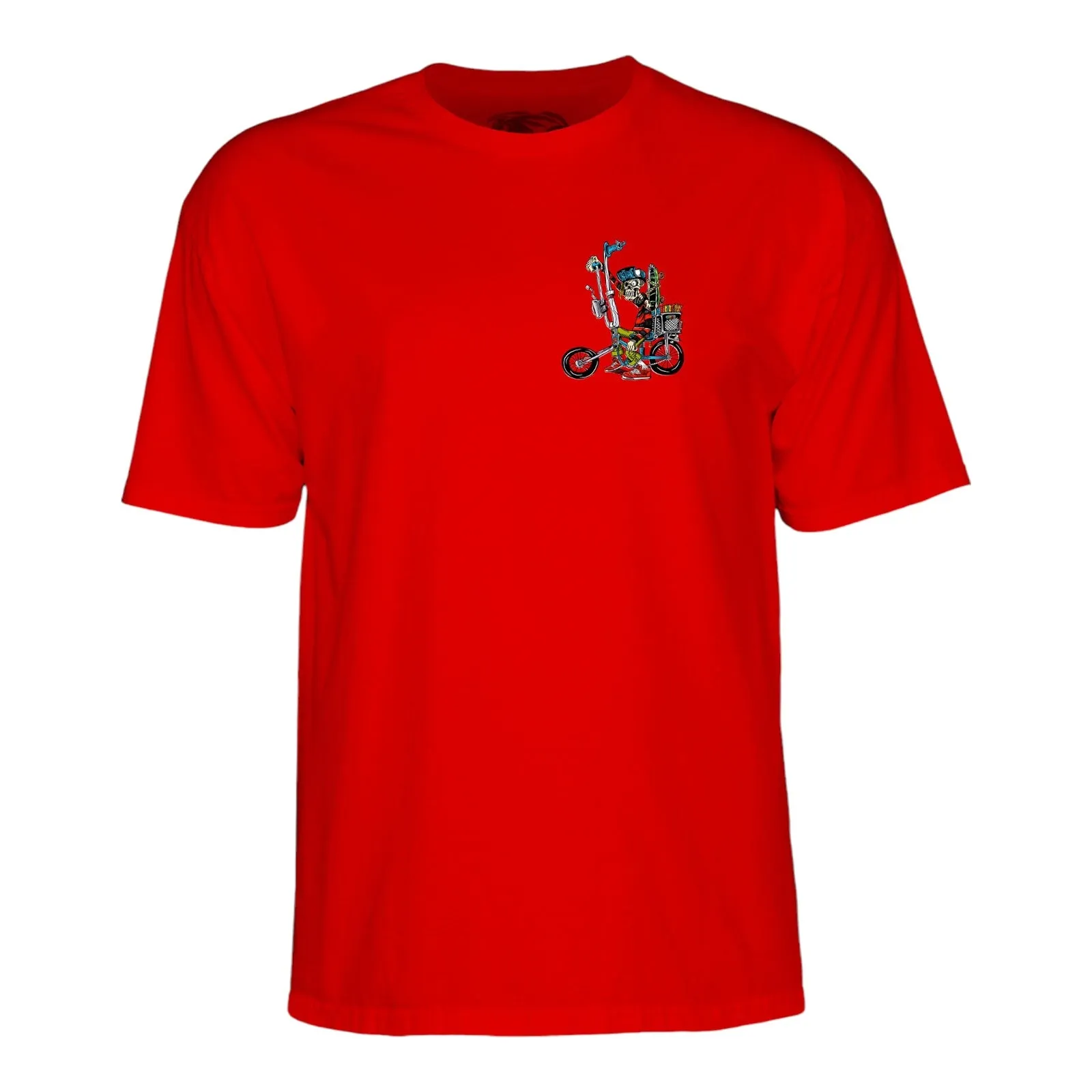 Powell Peralta Steve Caballero Chopper Bike T-Shirt Red