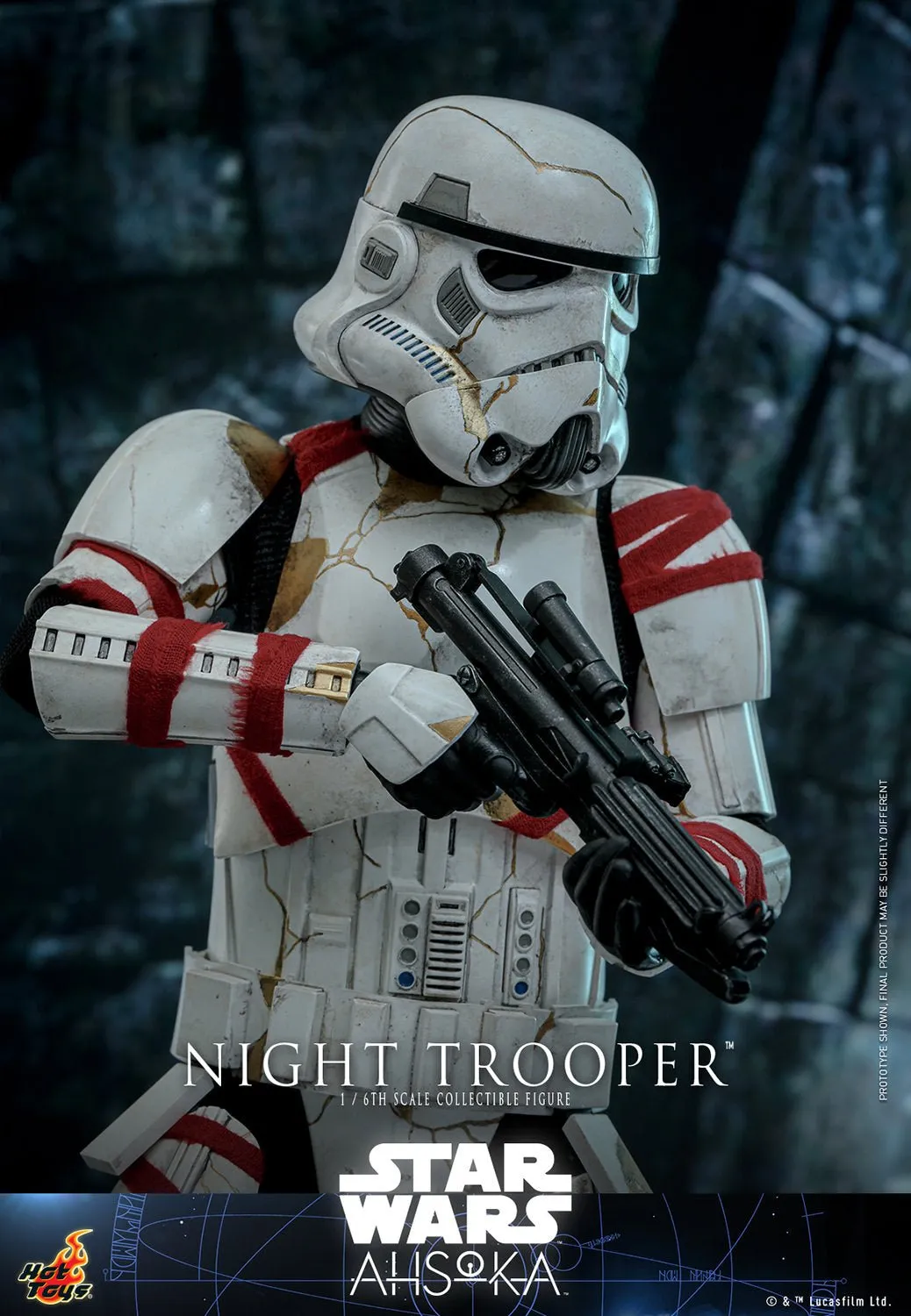 PRE-ORDER: Hot Toys Star Wars Ahsoka: Night Trooper Sixth Scale Figure