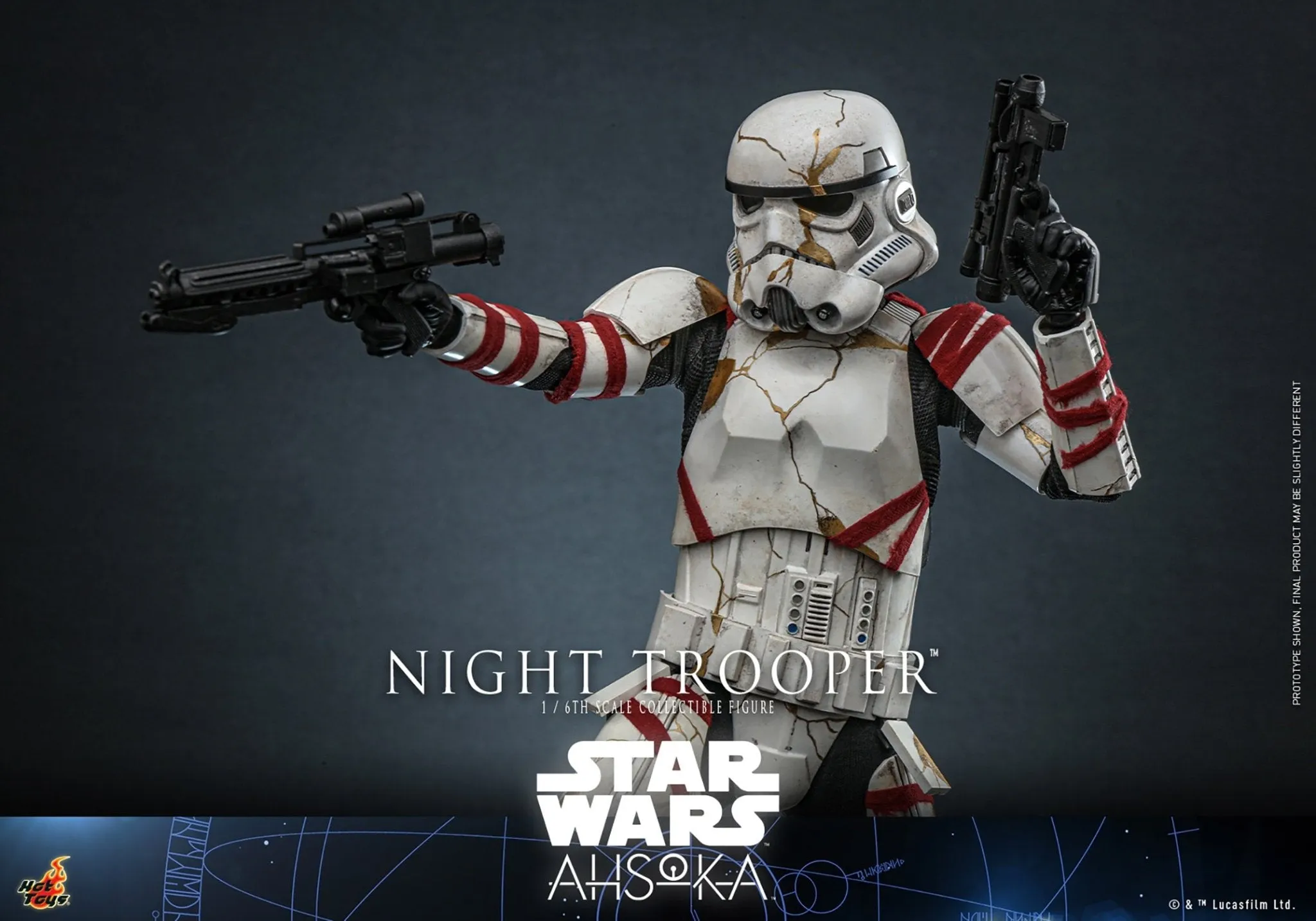 PRE-ORDER: Hot Toys Star Wars Ahsoka: Night Trooper Sixth Scale Figure