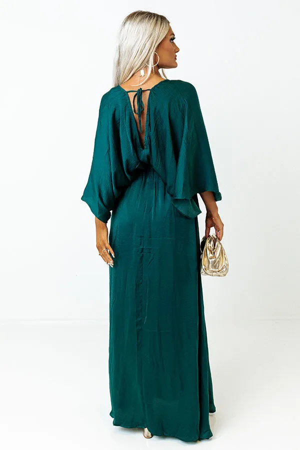 Pretty In Palisades Maxi in Hunter Green