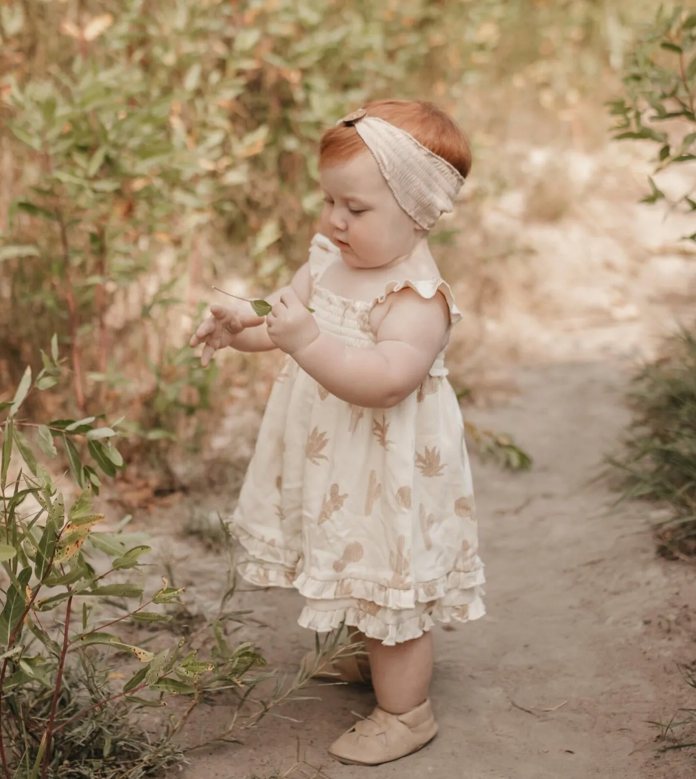 Printed Smocked Summer Dress