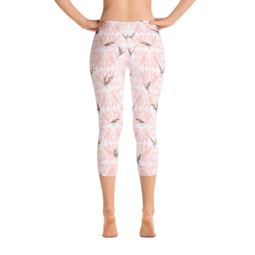 Reddish Egret capri leggings