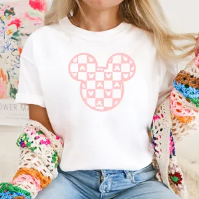 Retro Checkered Mouse Shirt