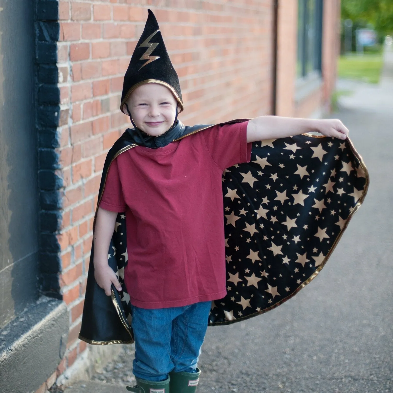 Reversible Wizard Cape Gold