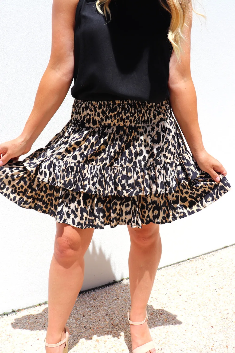 Ripple Effect Mini Skirt In Africa