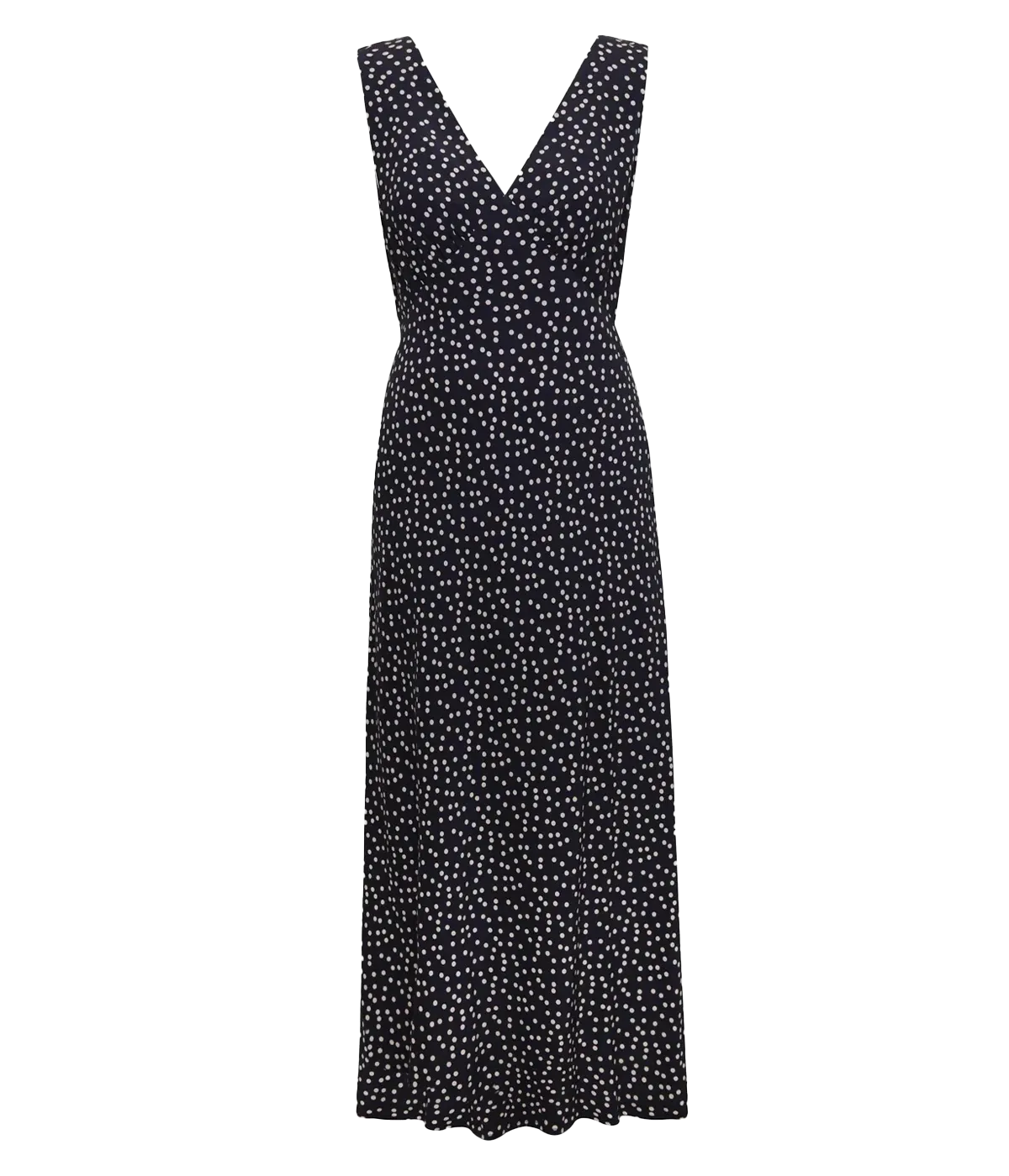 SANDRINE DRESS - MINI POLKA DOT NAVY