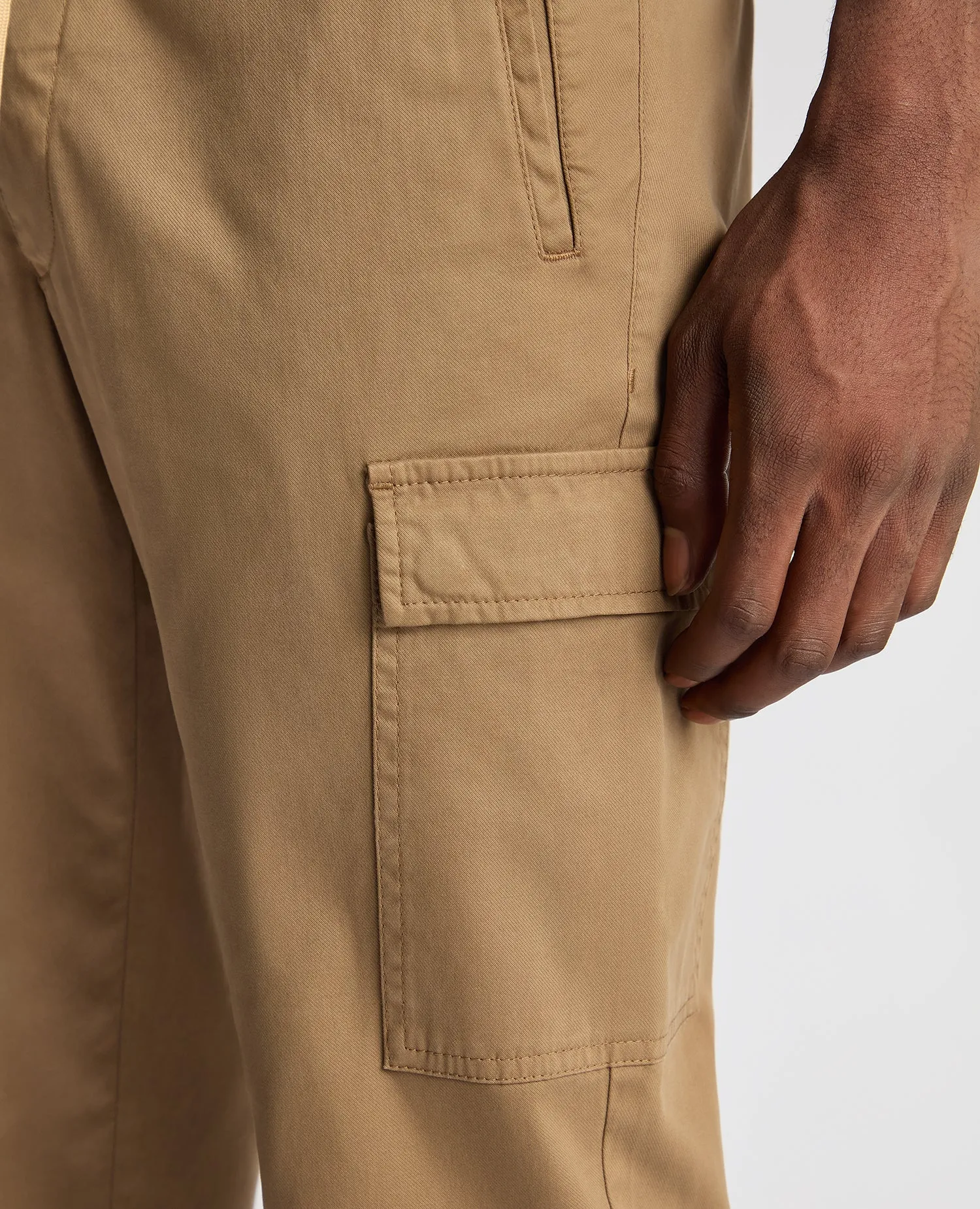 Slim Fit Cotton Stretch Cargos