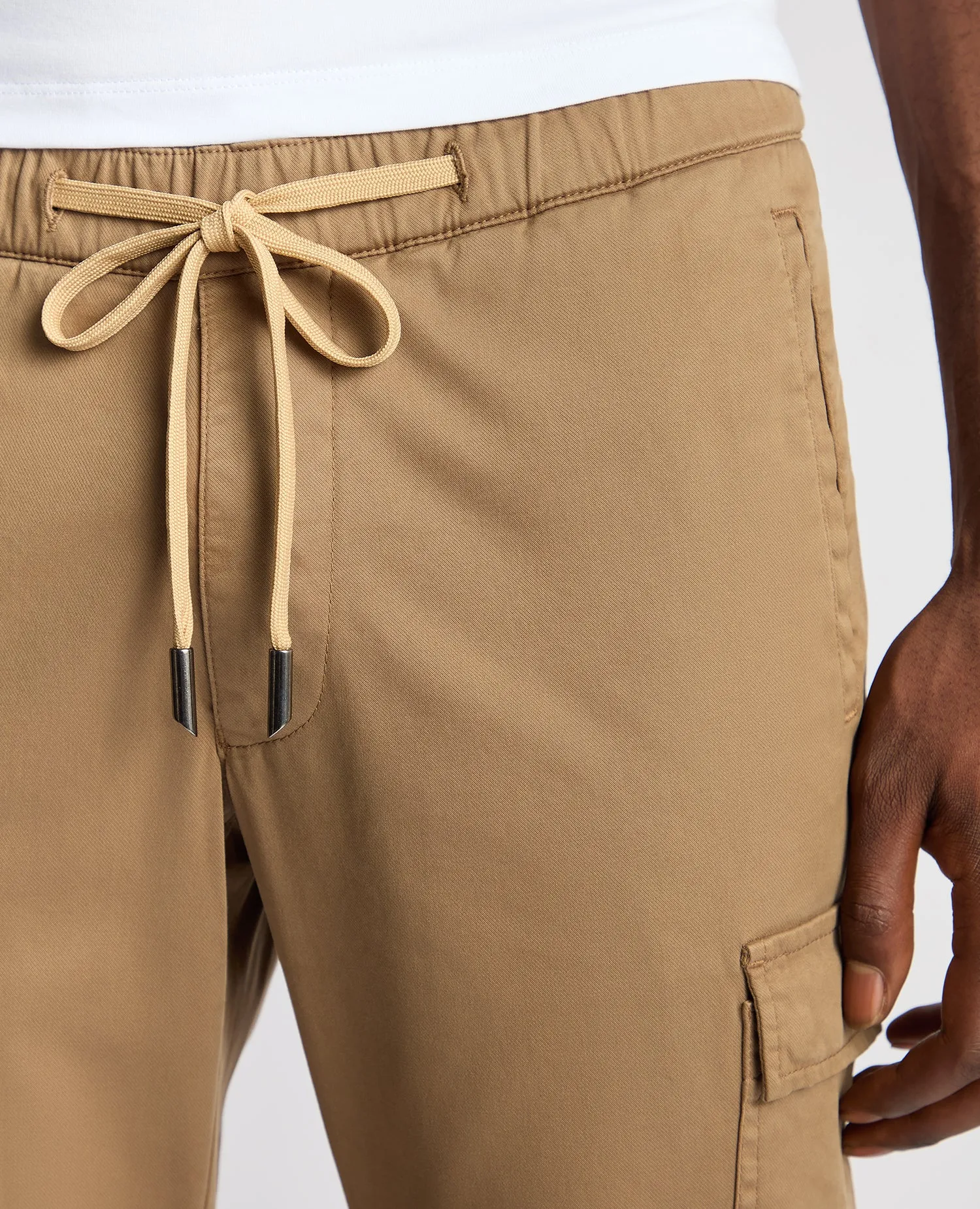 Slim Fit Cotton Stretch Cargos