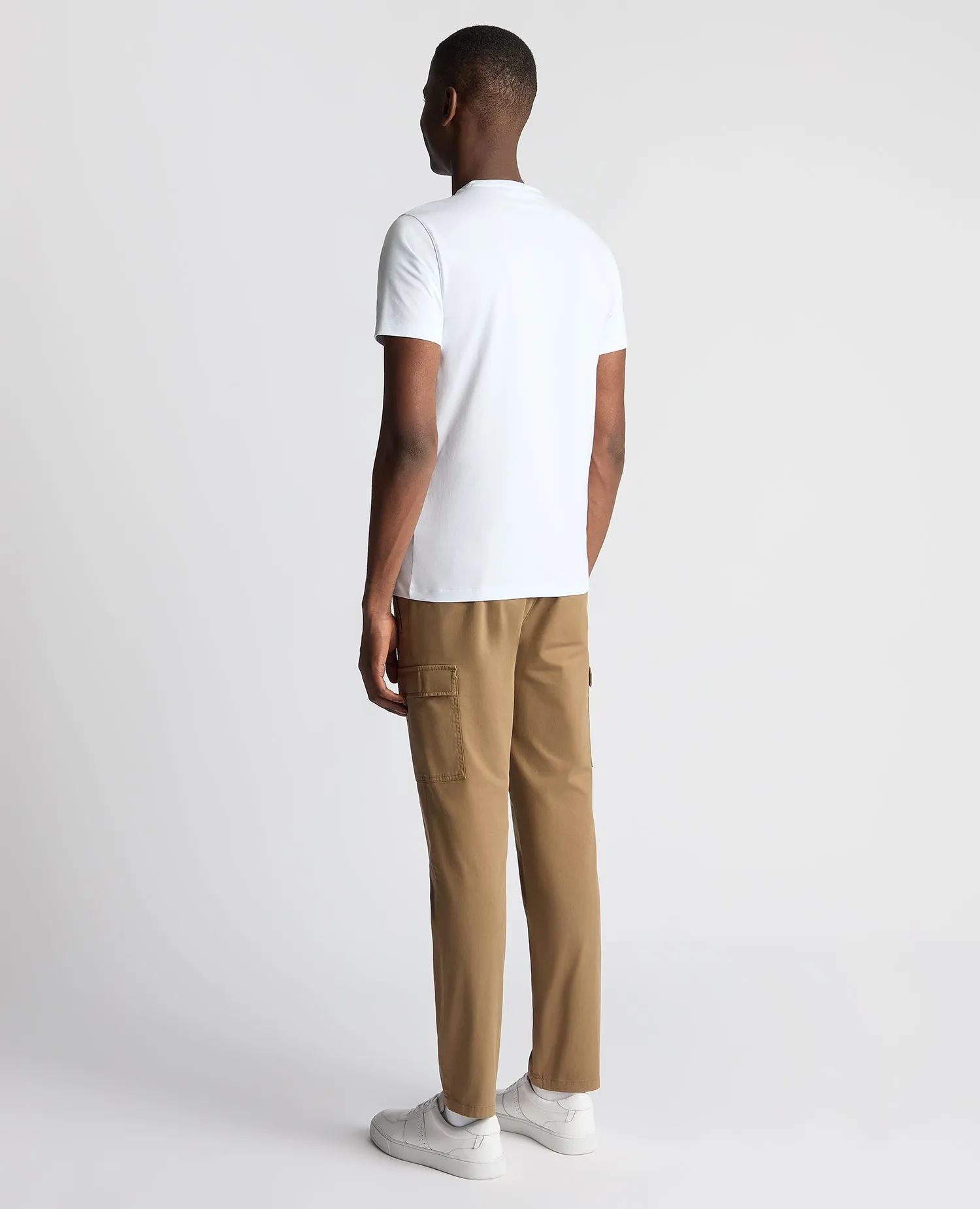 Slim Fit Cotton Stretch Cargos