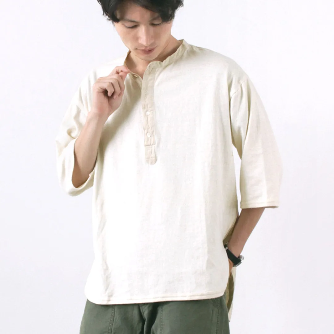 SLOW HANDS / Henry Neck Combi T-Shirt