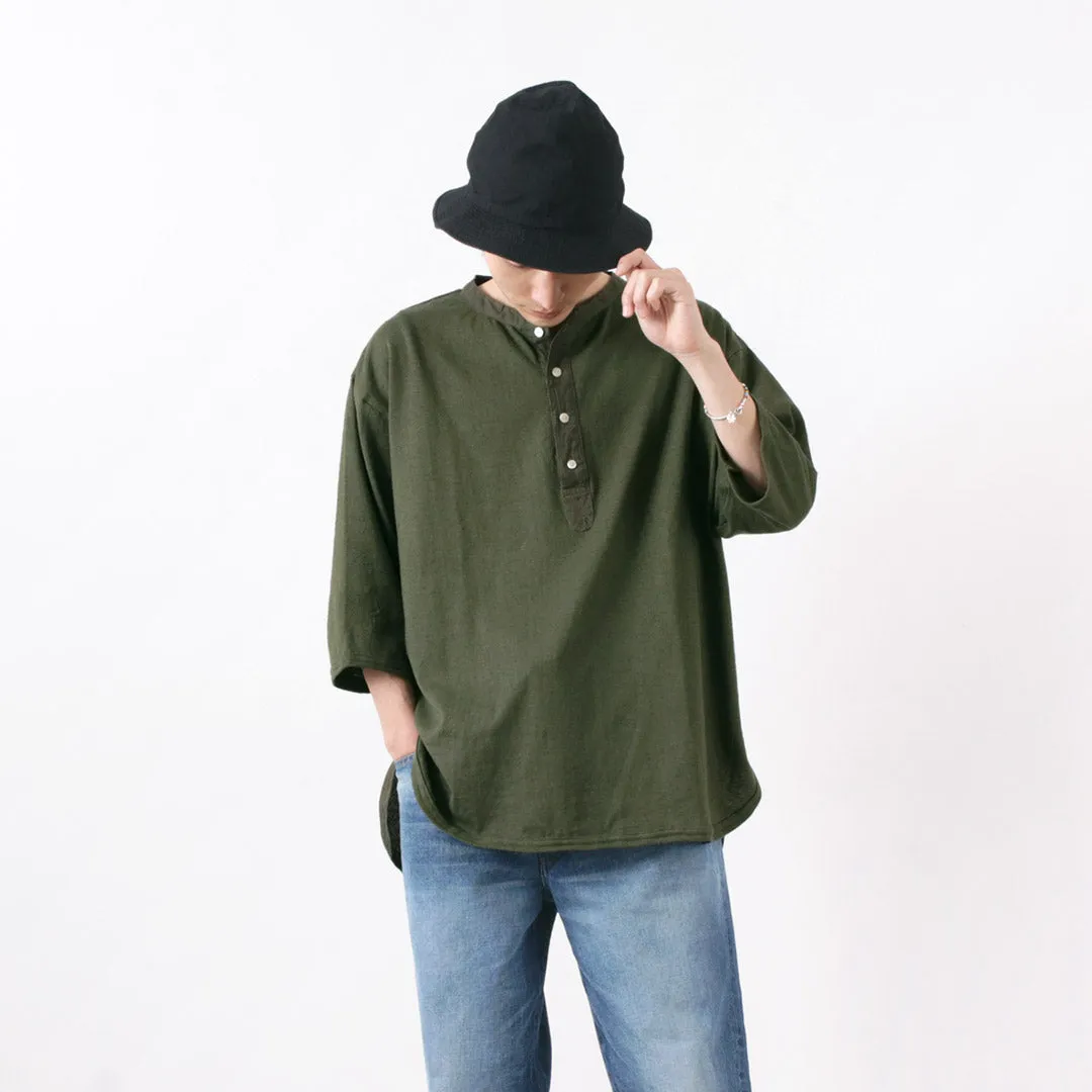 SLOW HANDS / Henry Neck Combi T-Shirt