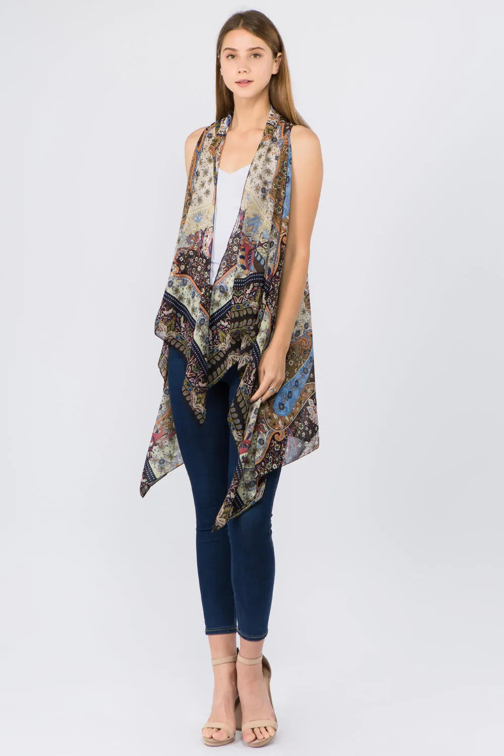 SN-124 etro style paisley vest