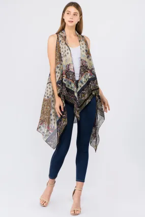 SN-124 etro style paisley vest