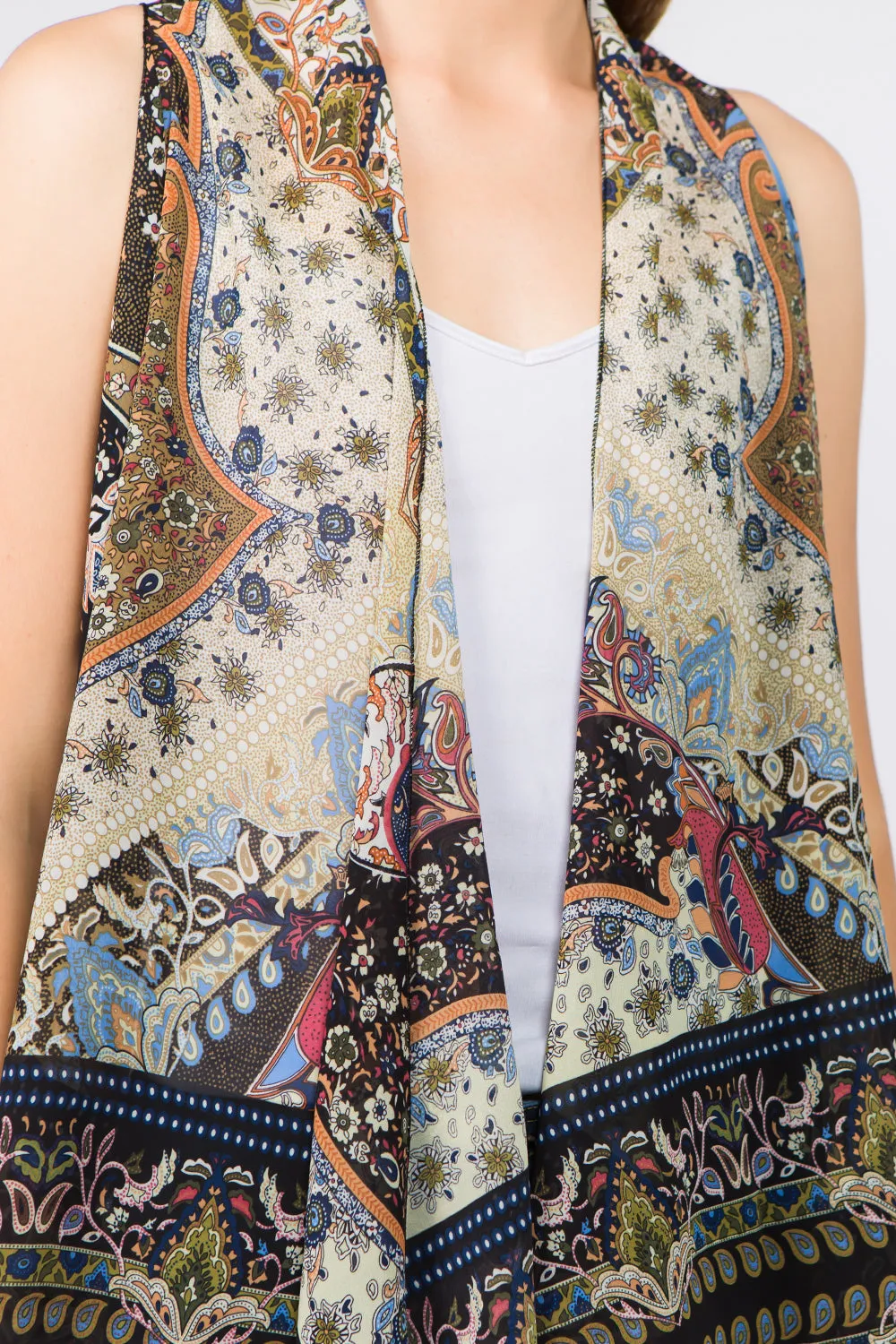 SN-124 etro style paisley vest