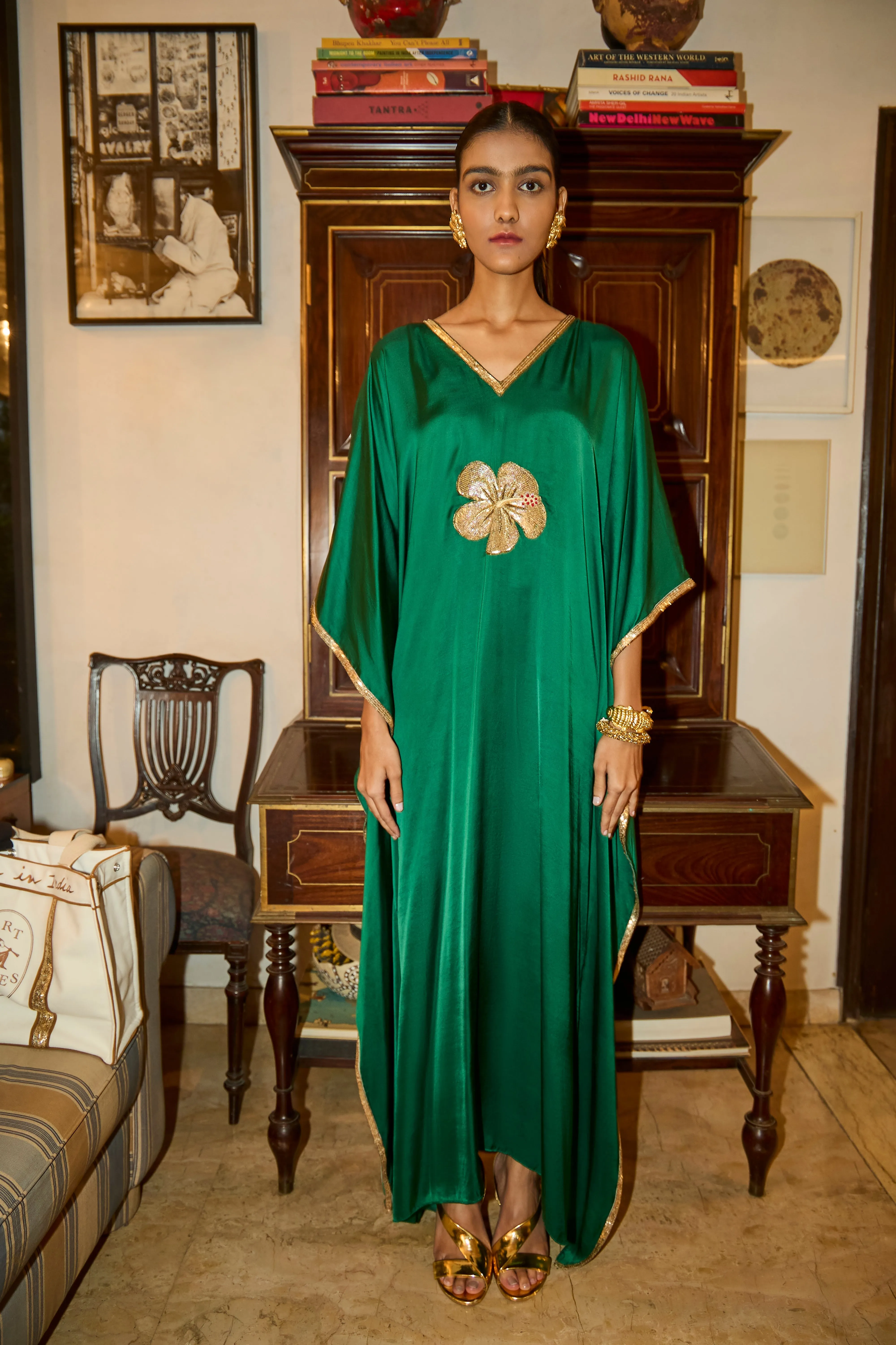 Spring Embroidery Kaftan