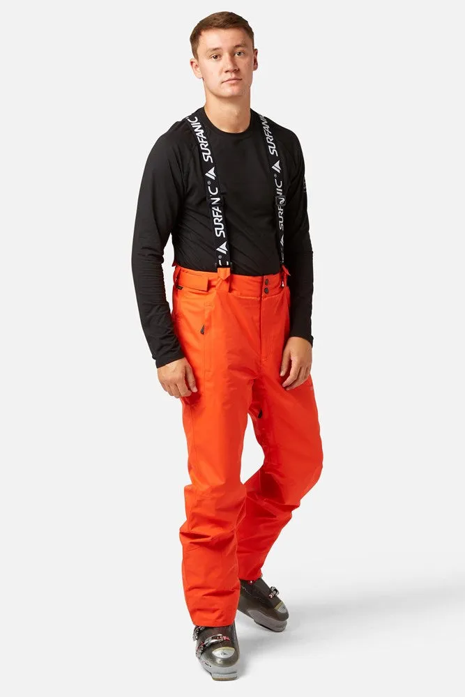 Surfanic Comrade 10K-10K Men's Snow Pants - Flame Orange