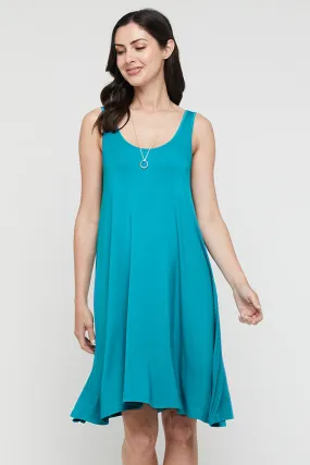 Swing Maternity Dress - Teal