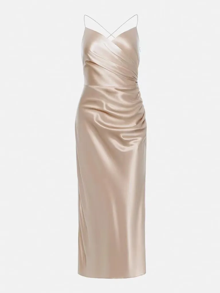 'The Victory' Satin Dress