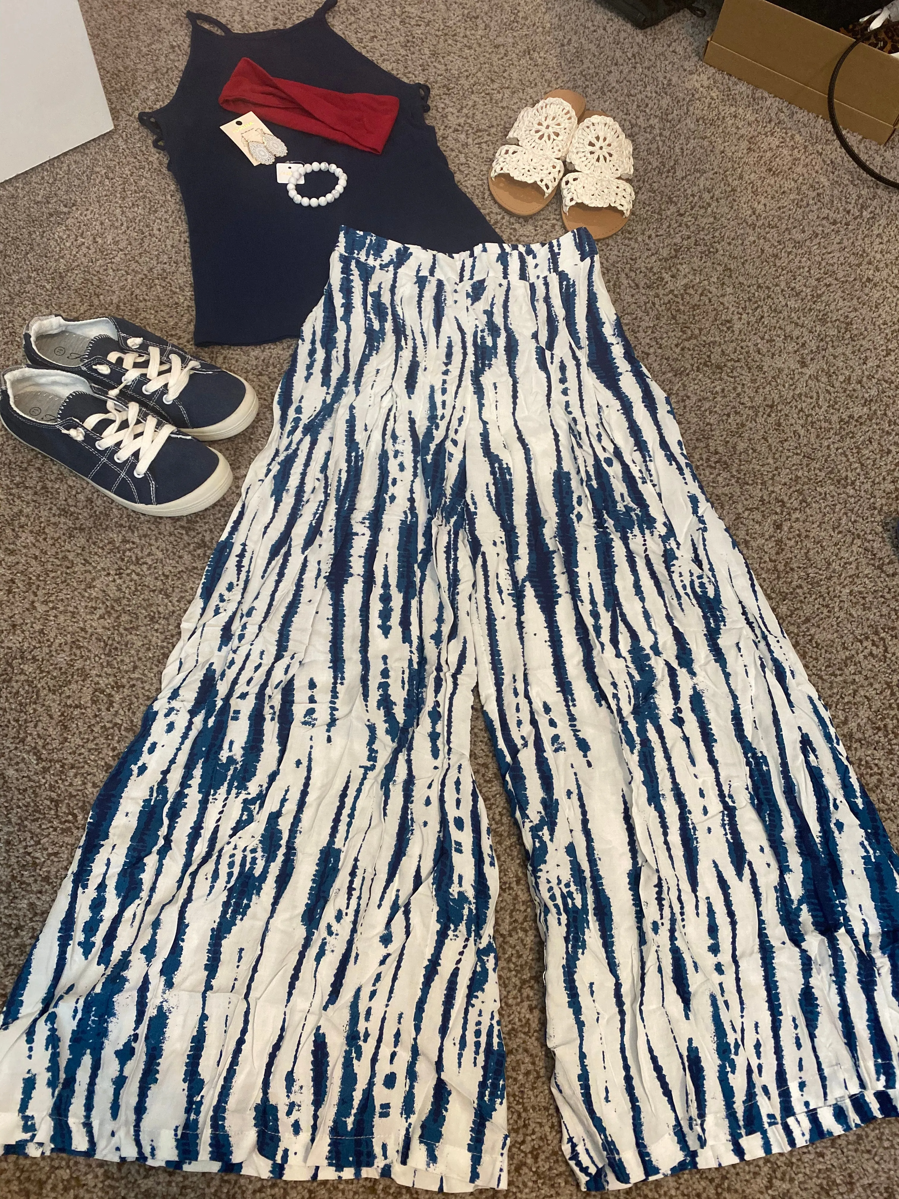 Tie Dye Palazzo Pants