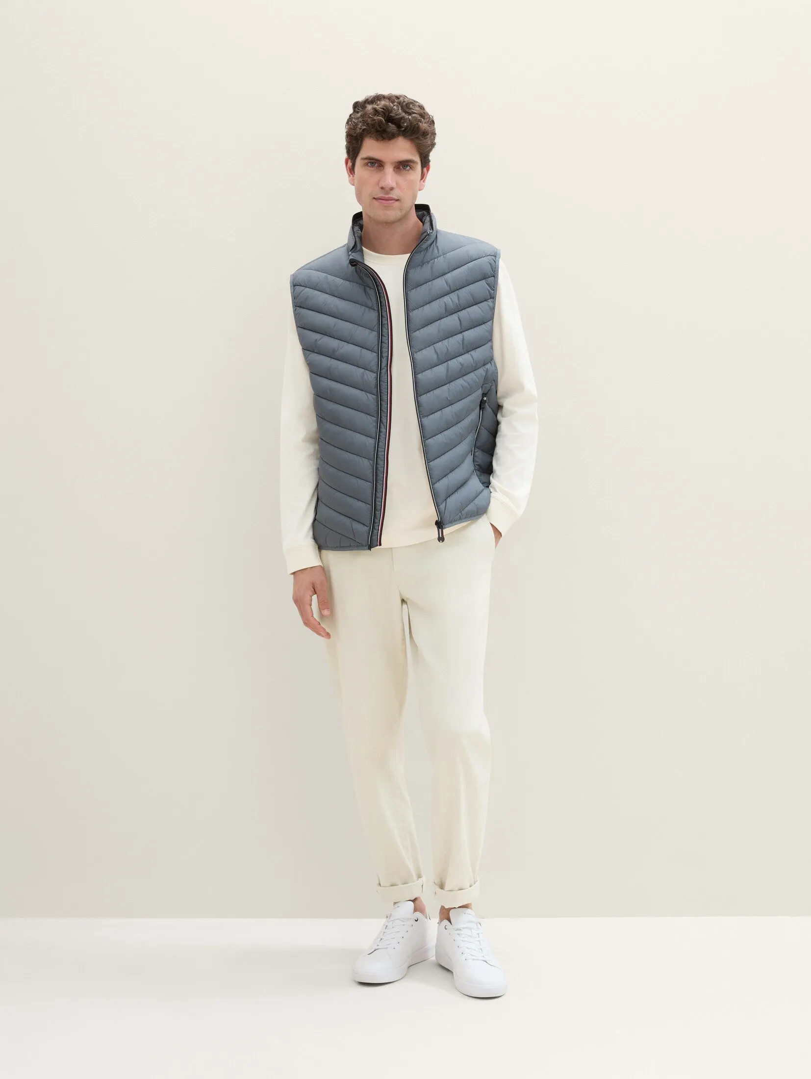 Tom Tailor Light Weight Blue Grey Vest