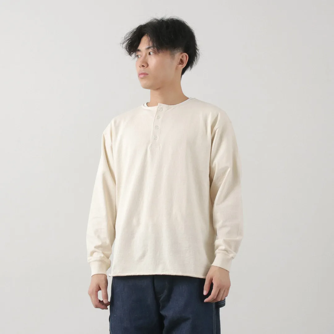 TOWN TOPIC / Ankle Henley L/S Tee