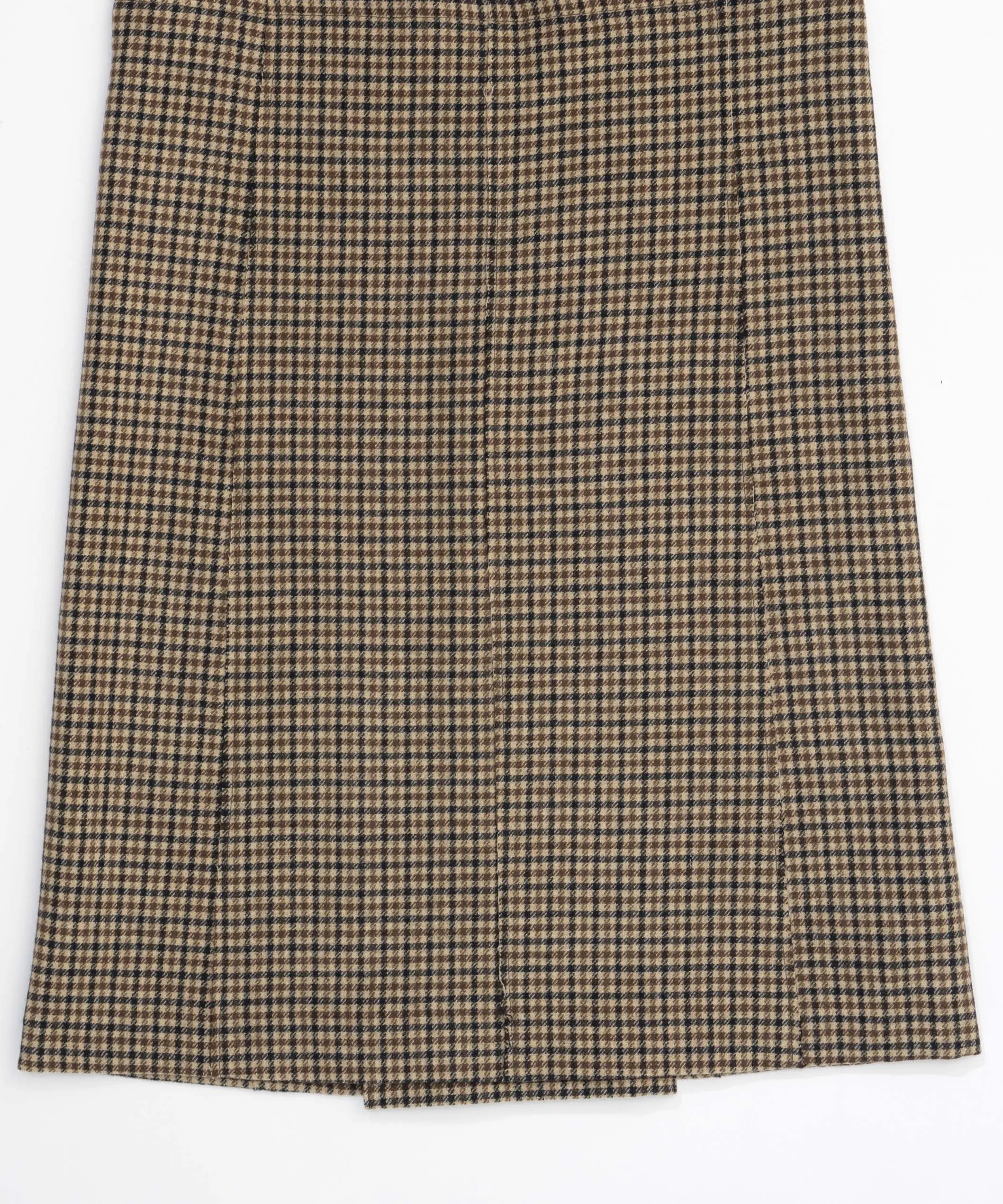 Tweed Layered Box Pleated Skirt