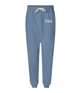 USA Unisex Garment-Dyed Lightweight Fleece Sweatpants