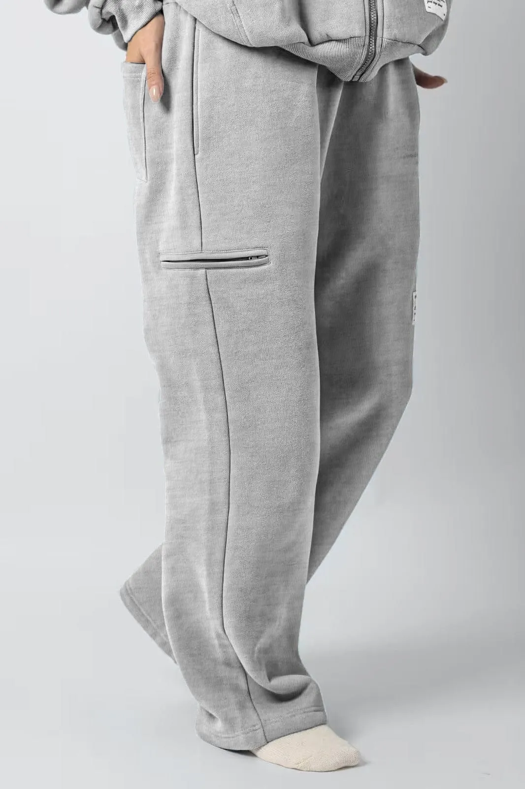 USQUARED Empower Oversized Open Bottom Minor Fault Sweat Pants