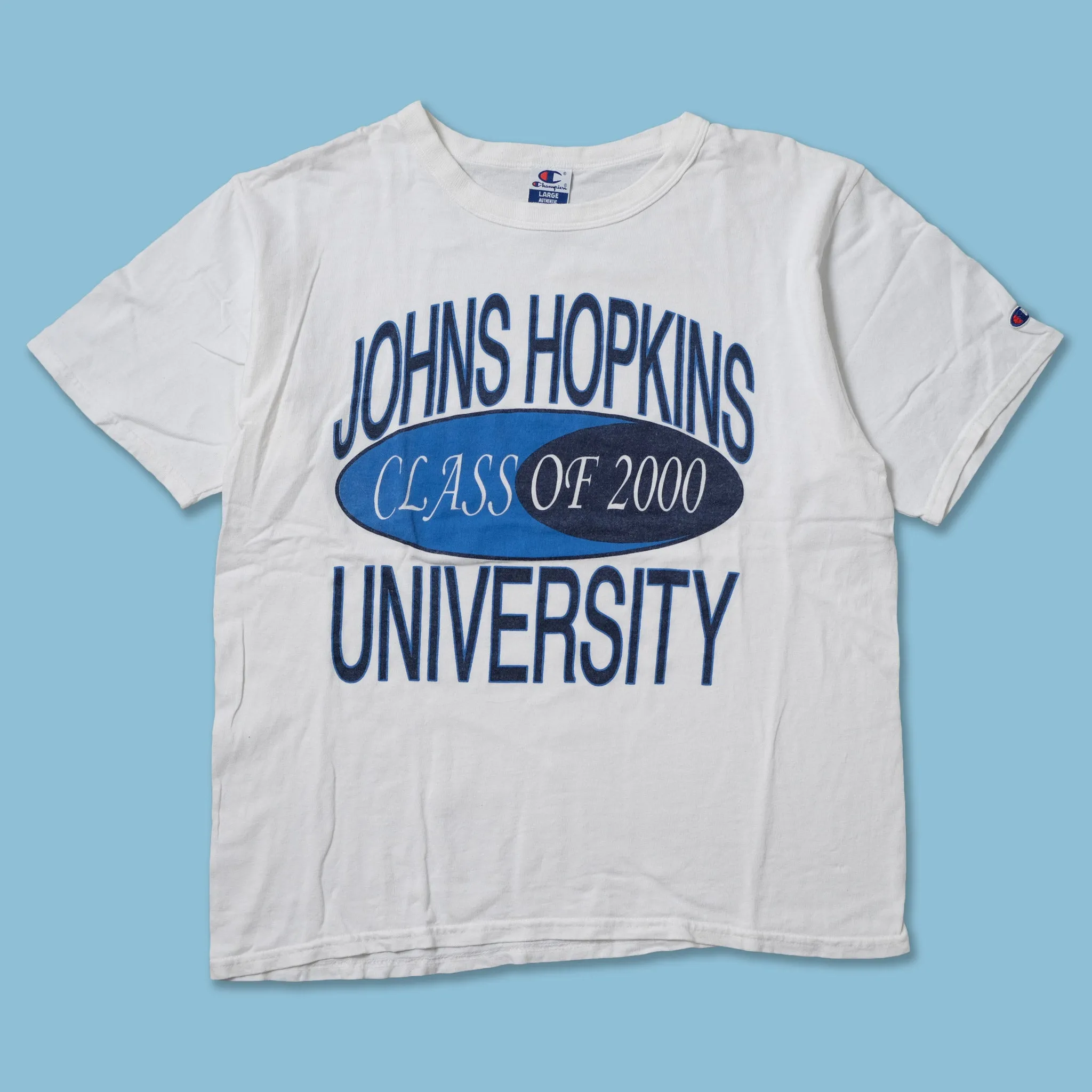 Vintage 2000 Champion Johns Hopkins T-Shirt Large