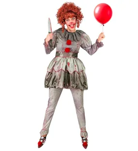 Vintage Killer Clown Costume Ladies