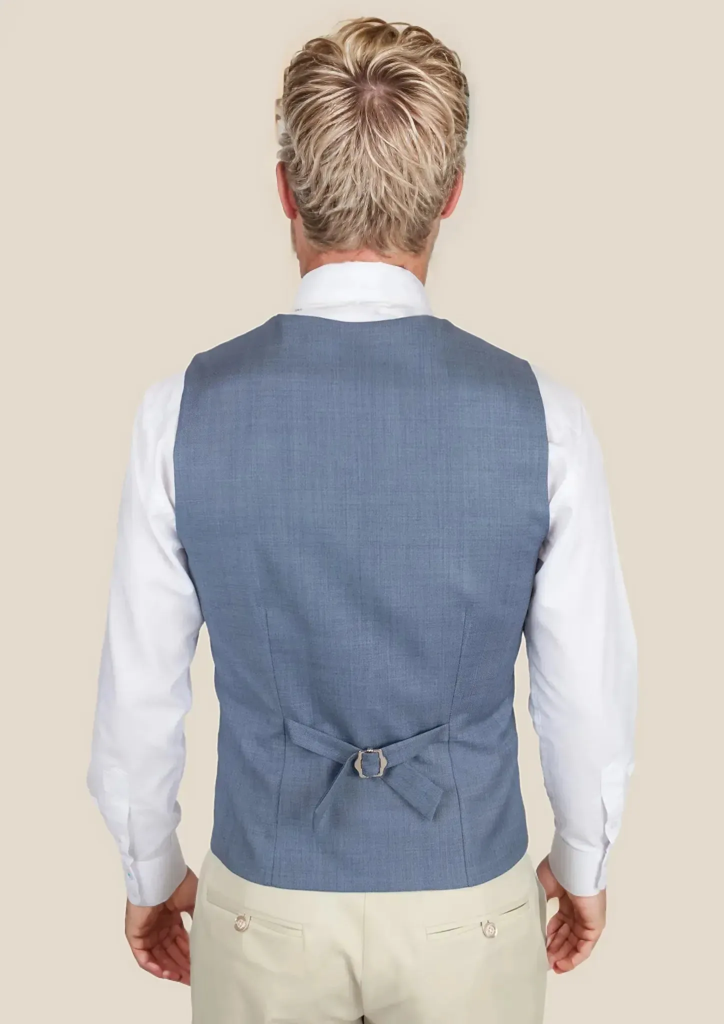 Vista Blue Sharkskin Vest