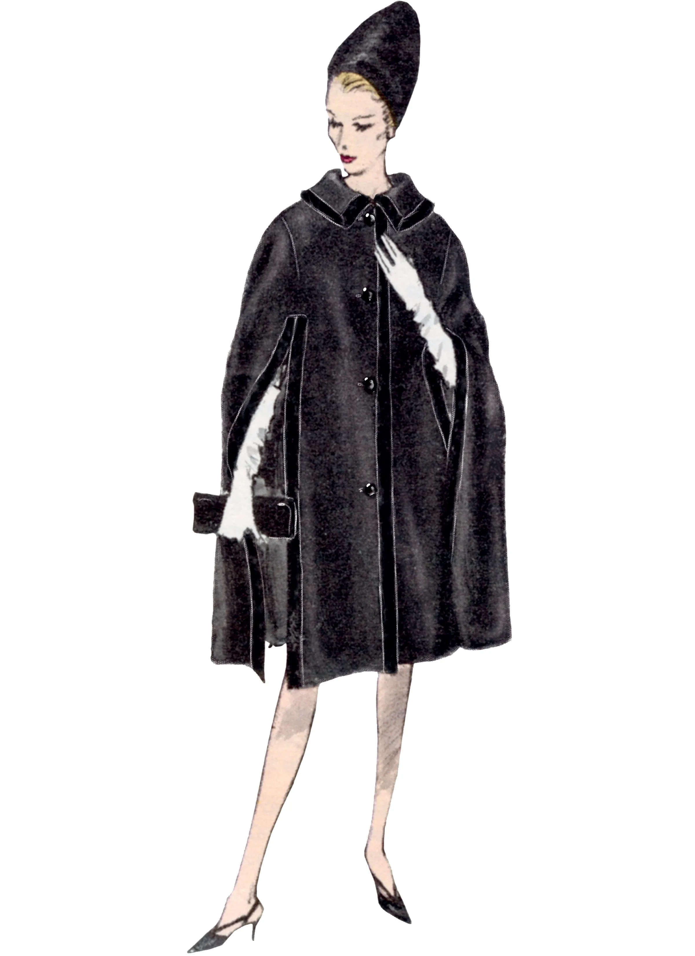 Vogue Pattern V1838 Misses' Cape