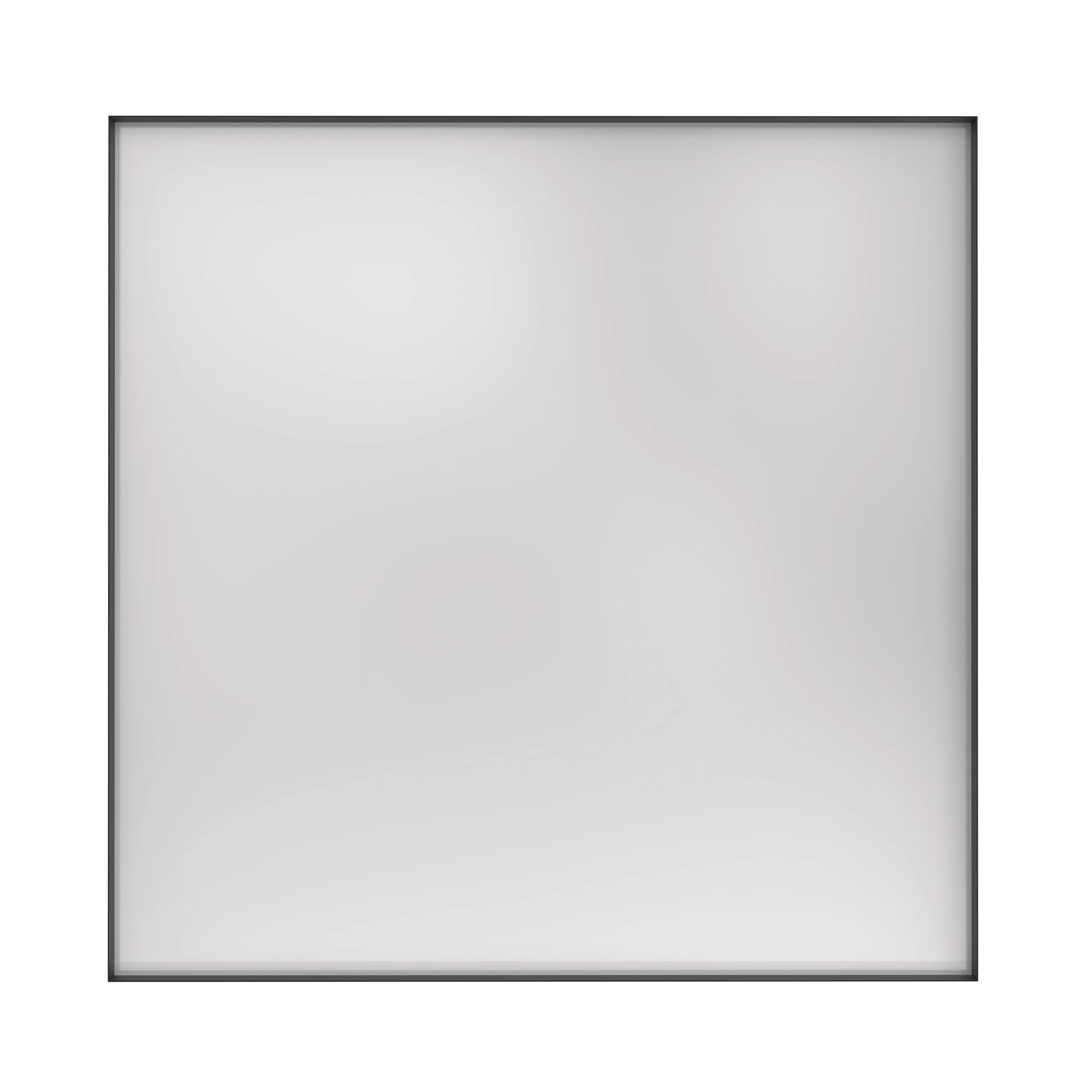 Waterpar®  36 in. W x 36 in. H Rectangular Aluminum Framed Wall Bathroom Vanity Mirror