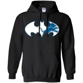 We Are The Detroit Lions Batman Nfl Mashup Pullover Hoodie Sweatshirt