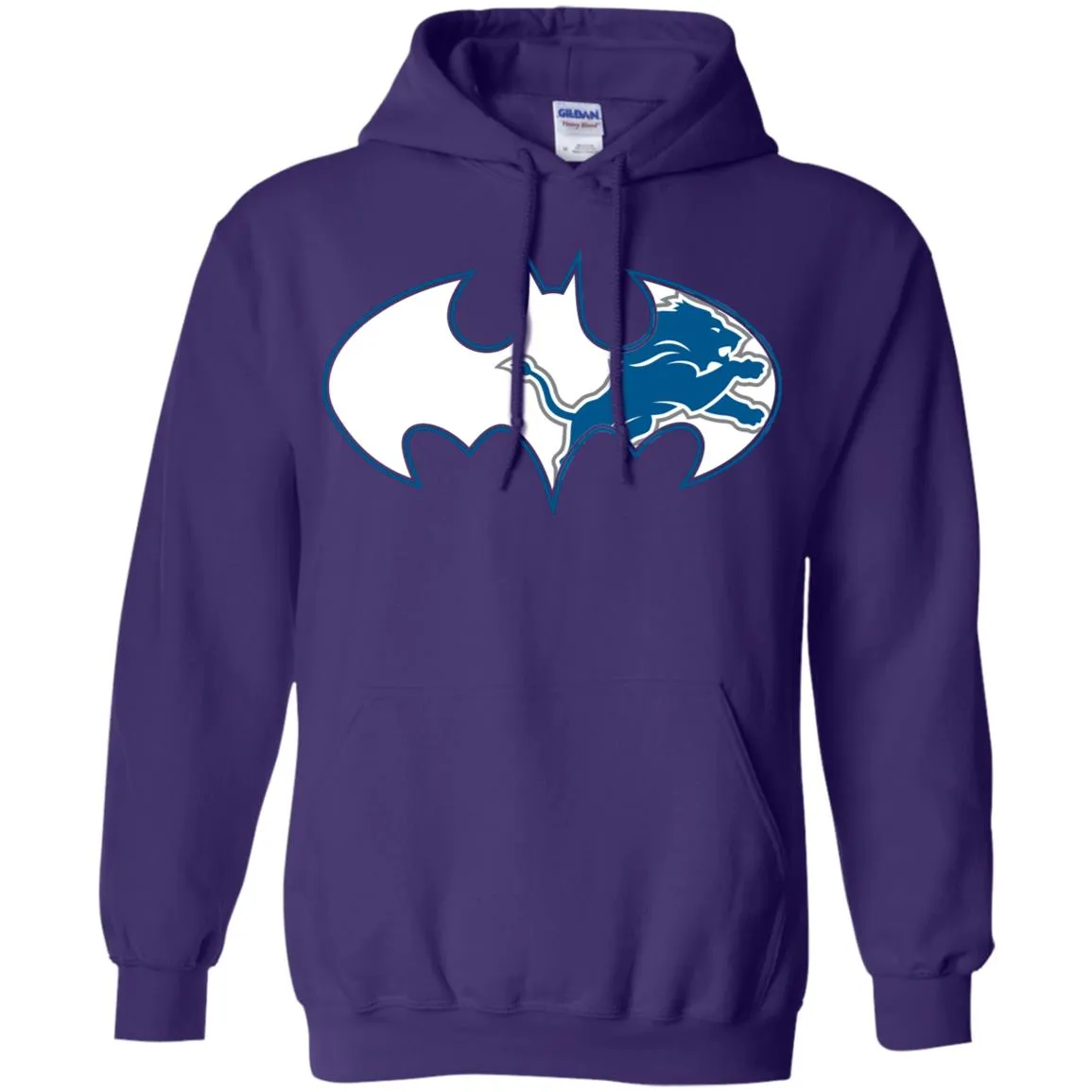 We Are The Detroit Lions Batman Nfl Mashup Pullover Hoodie Sweatshirt