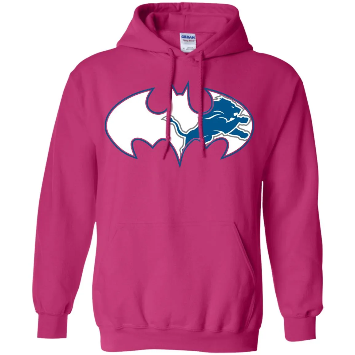 We Are The Detroit Lions Batman Nfl Mashup Pullover Hoodie Sweatshirt