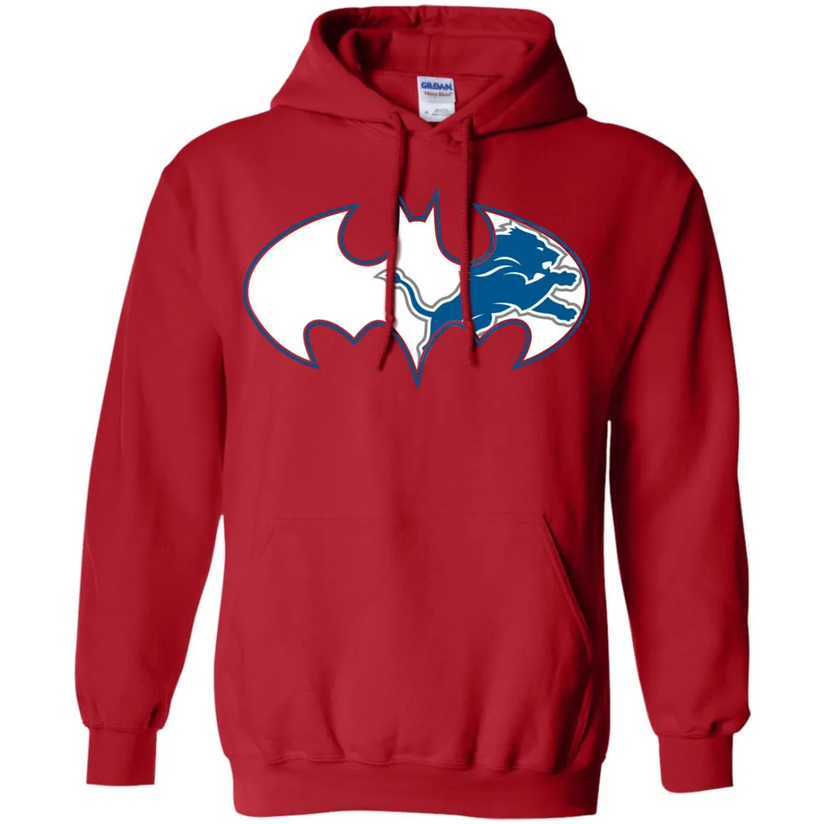 We Are The Detroit Lions Batman Nfl Mashup Pullover Hoodie Sweatshirt