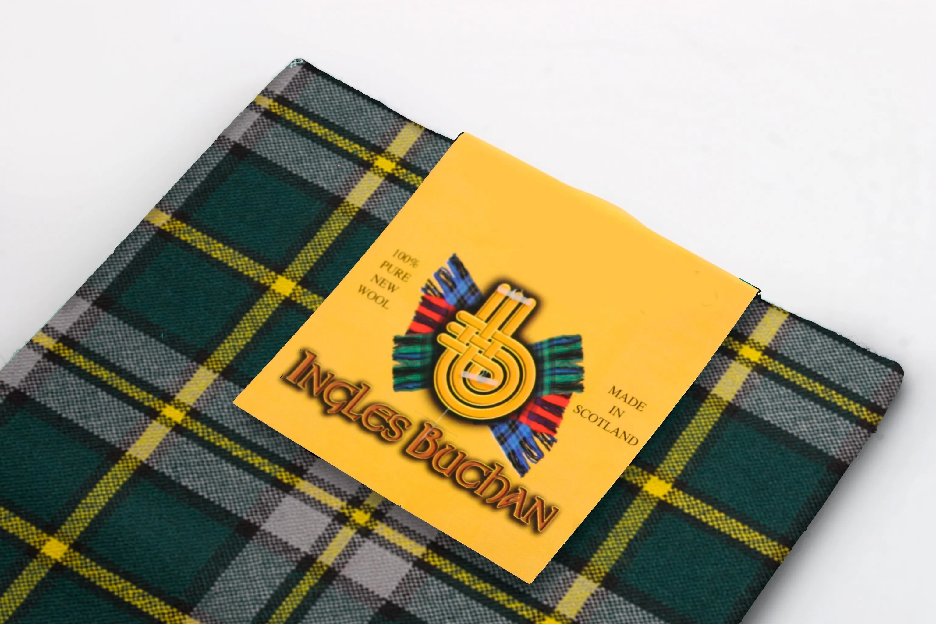 Wool Tartan Pocket Square in Cape Breton Tartan