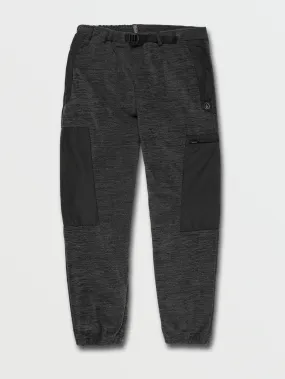 Yzzolater Fleece Pants - Black on Black