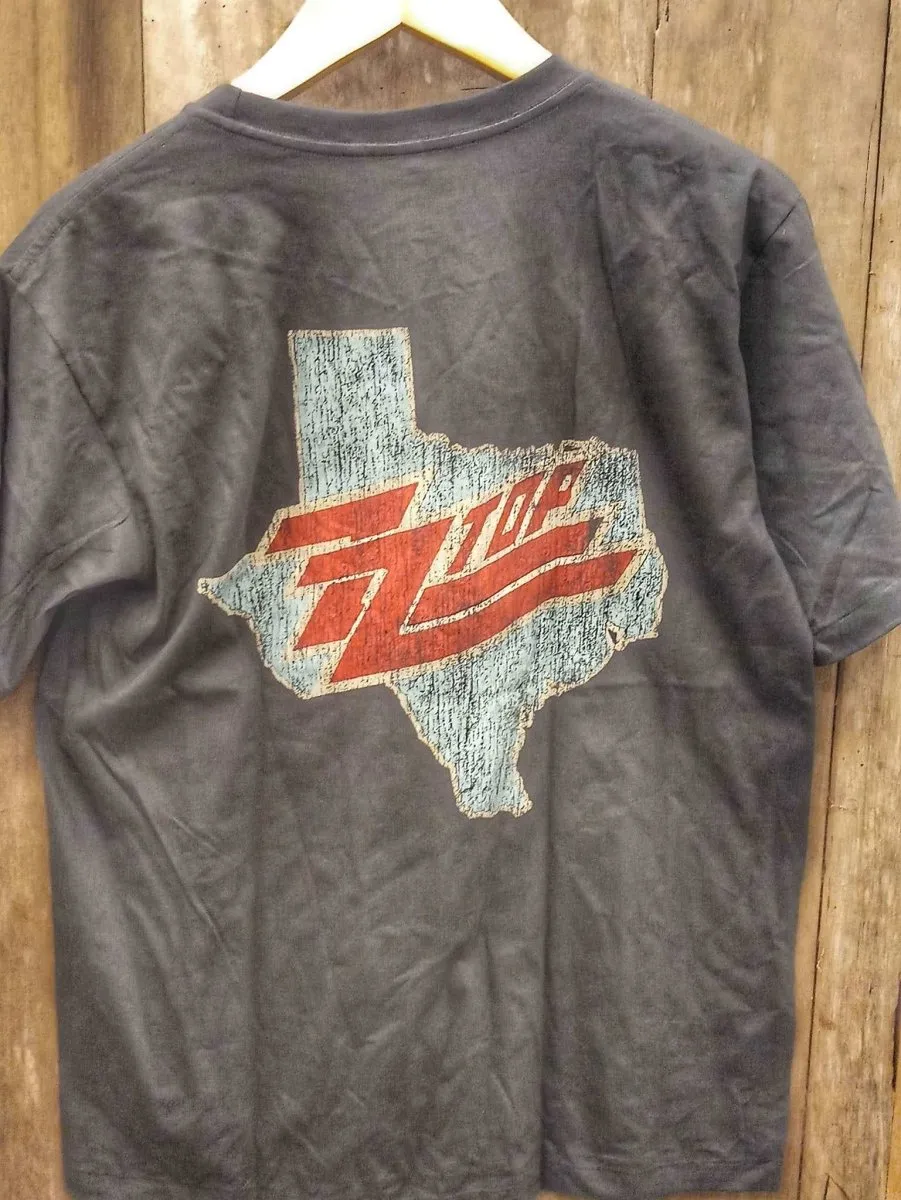 ZZ Top 100% Cotton New Vintage Band T Shirt